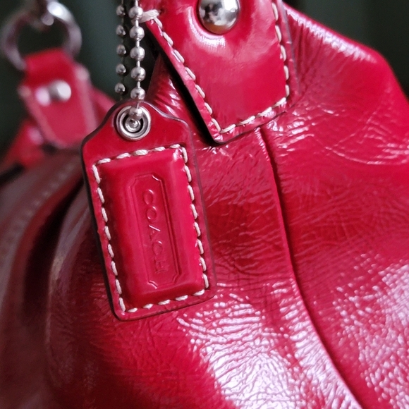 Coach Y2K Red Patent Leather Demi Mini Bag - Picture 7 of 14